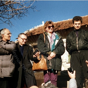 Ivan, Padre Giovanni Puggioni e Don Piero Croce sulla Collina delle Apparizioni – Foto di Sardegna Terra di Pace – Tutti i diritti riservati