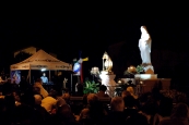 San Nicolò d'Arcidano, 25 Settembre 2014: lo sguardo della Gospa veglia sui fedeli - Foto di Sardegna Terra di Pace - Tutti i diritti riservati